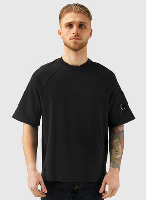 Light Fleece T-Shirt - Black