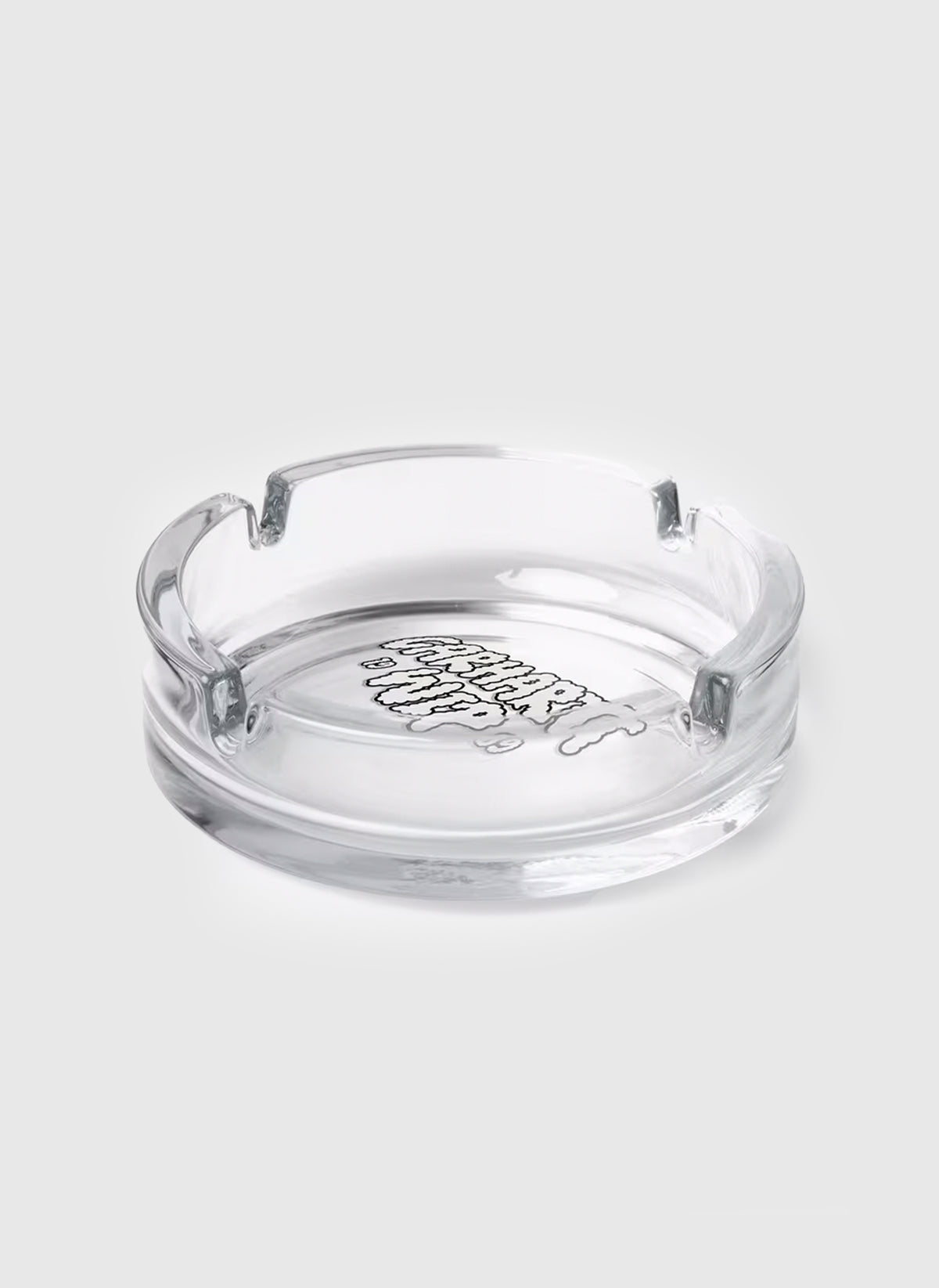 Cloud Script Ashtray - White
