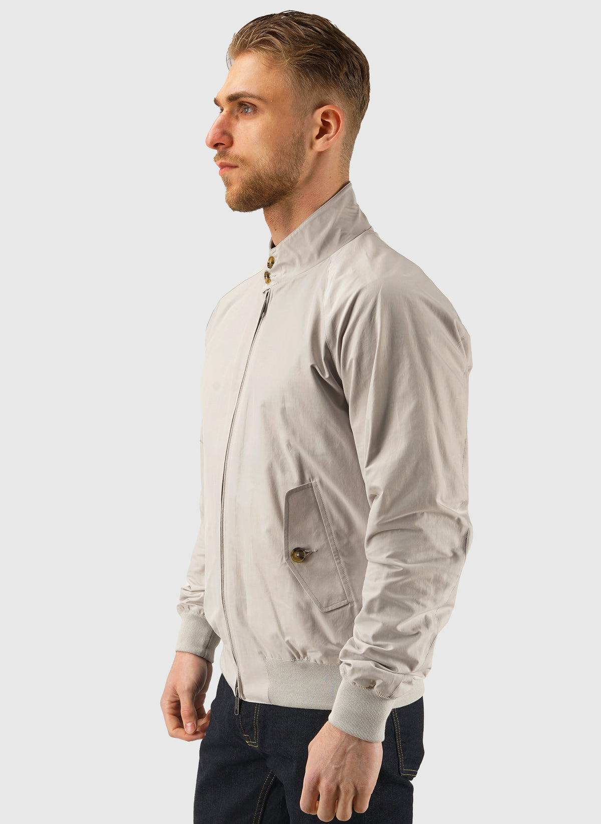 G9 Classic Harrington Jacket - Mist