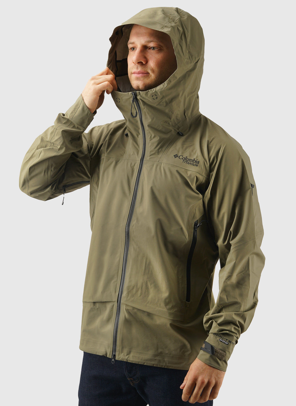 Saudan Pro 3L Shell Jacket - Stone Green