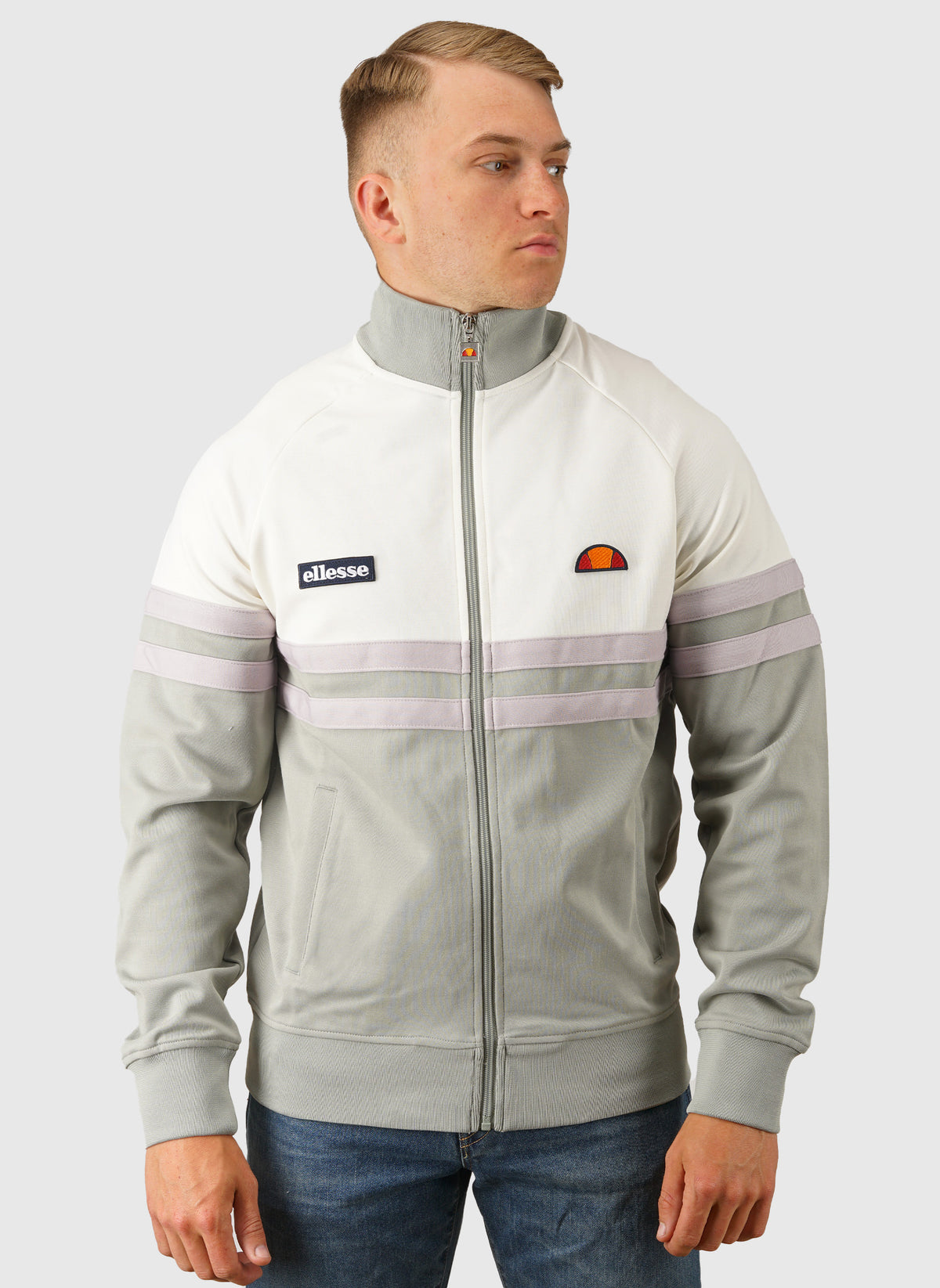 Rimini Tracktop - Sage/Off White