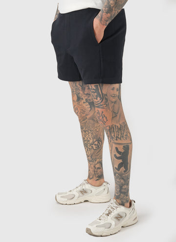 Pique Track Short - Dark Navy