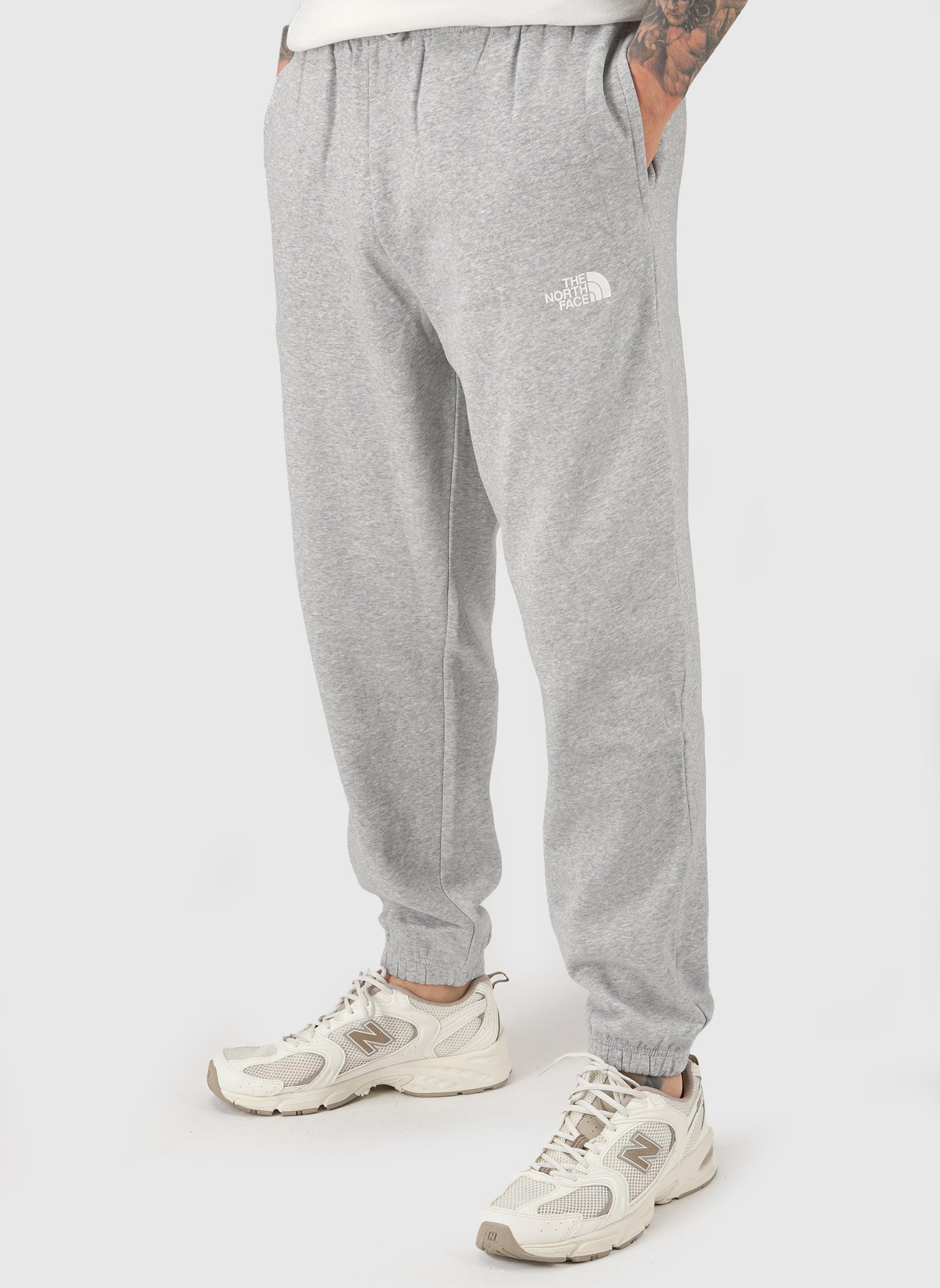 Simple Dome Regular Tapered Jogger - Light Grey Heather