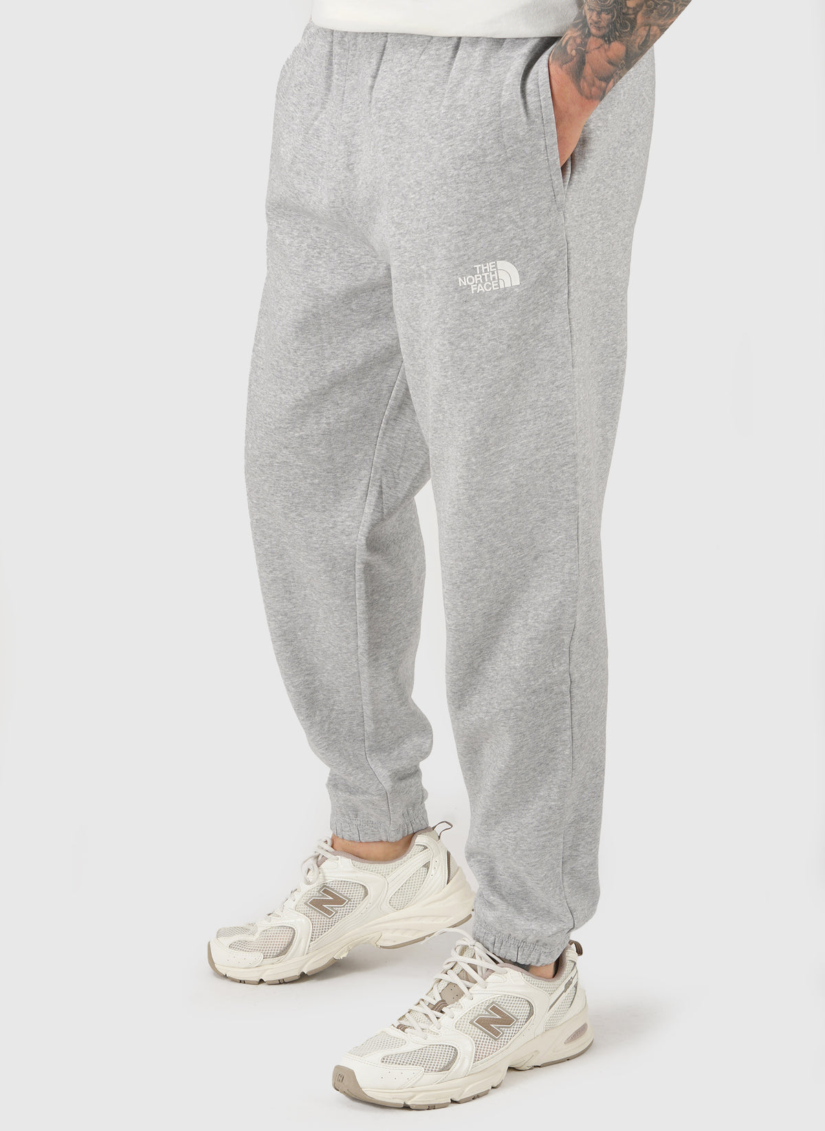 Simple Dome Regular Tapered Jogger - Light Grey Heather