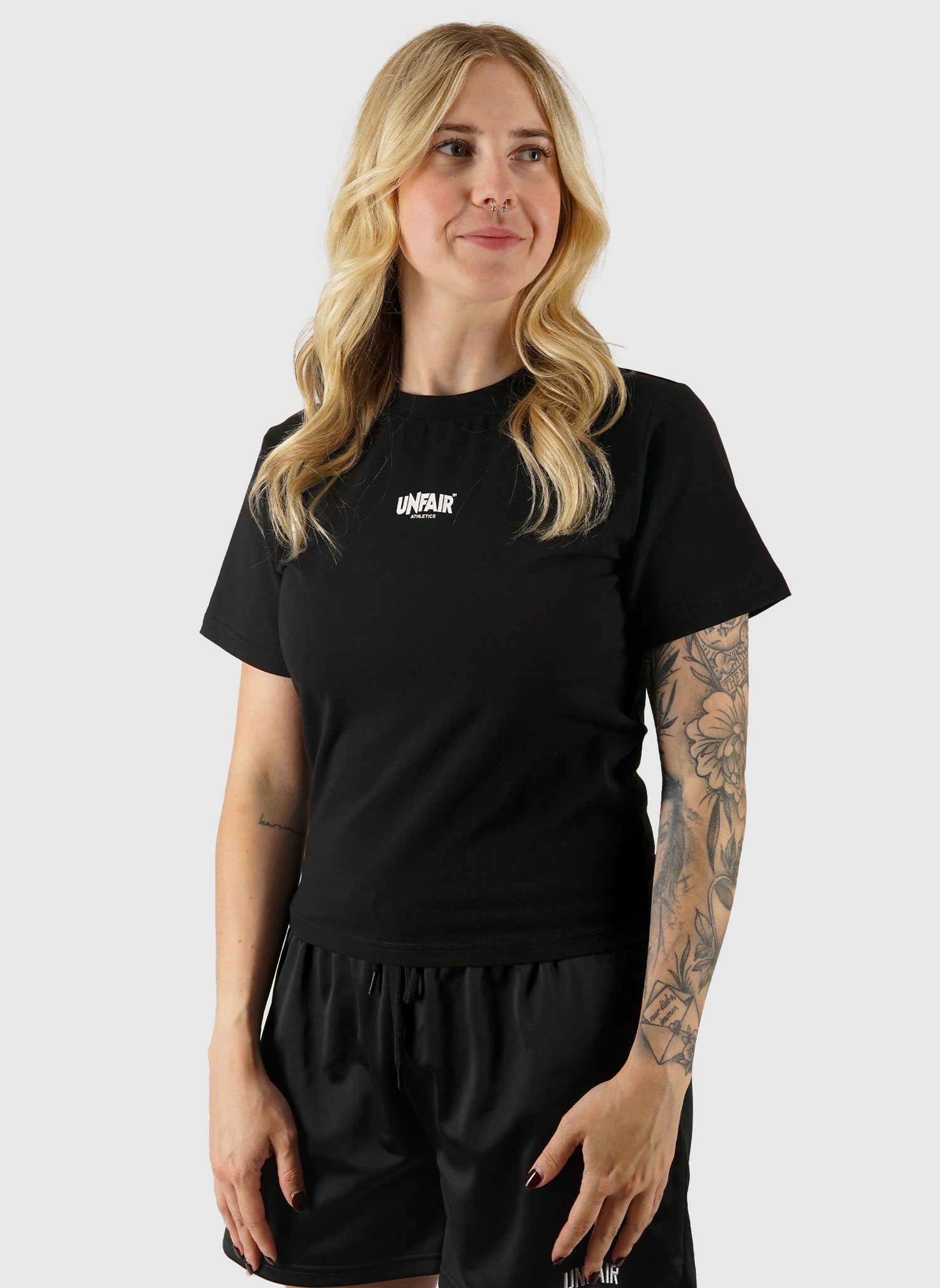 Classic Label Womens T-Shirt - Black