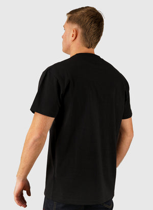 Classic Label Pocket Print T-Shirt - Black