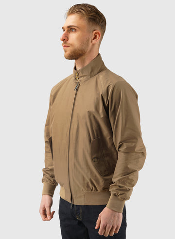 G9 Classic Harrington Jacket - Tan