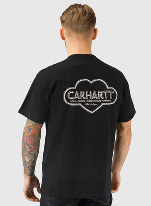Cloud Heart T-Shirt - Black