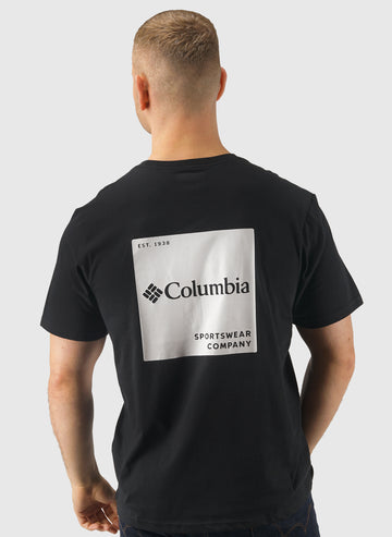 CSC Logo Back T-Shirt - Black Boxy Bra