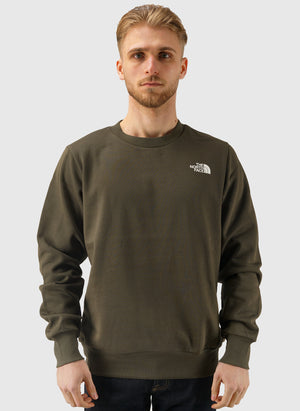 Simple Dome Crewneck Sweatshirt - New Taupe Green