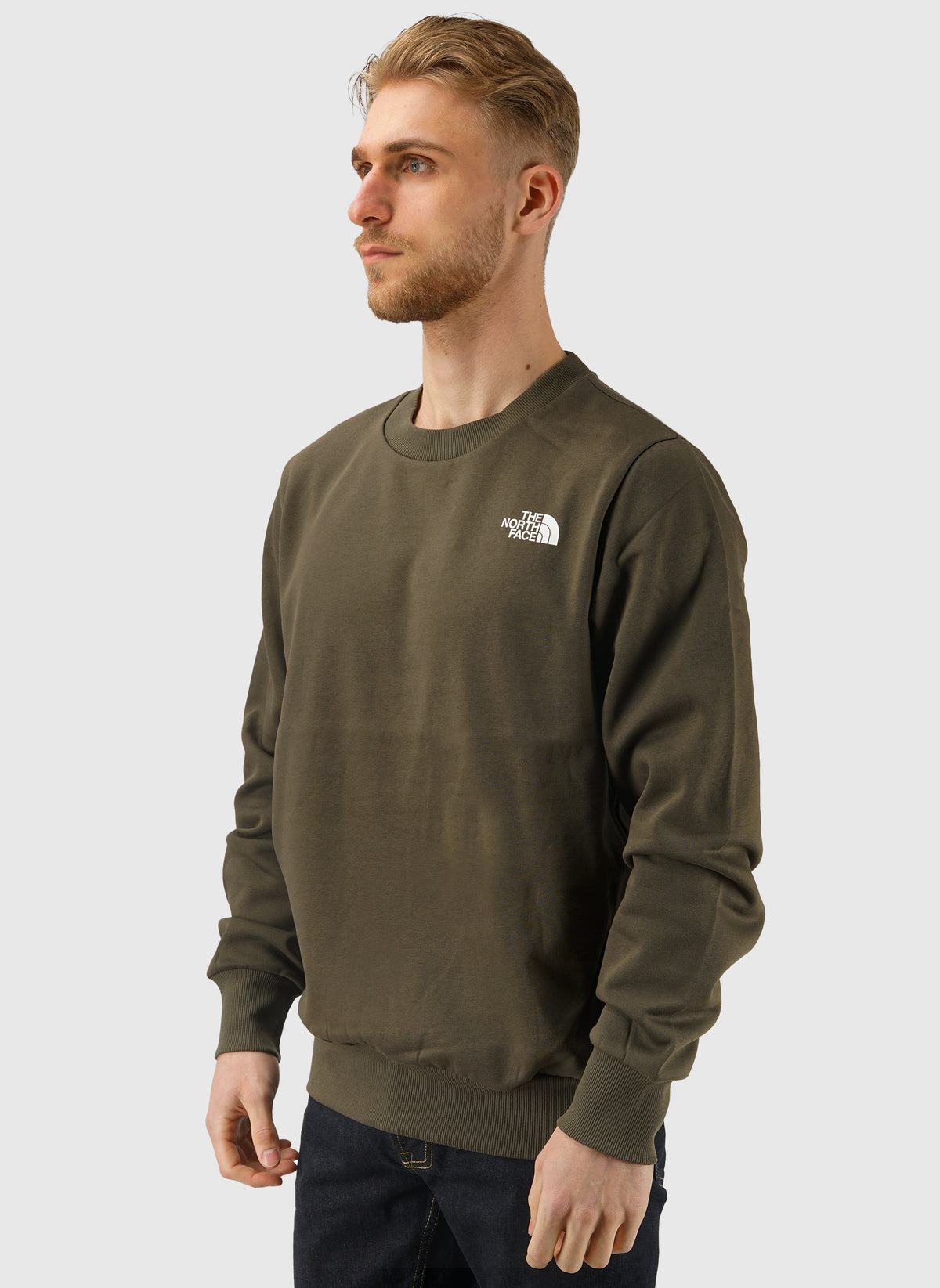 Simple Dome Crewneck Sweatshirt - New Taupe Green