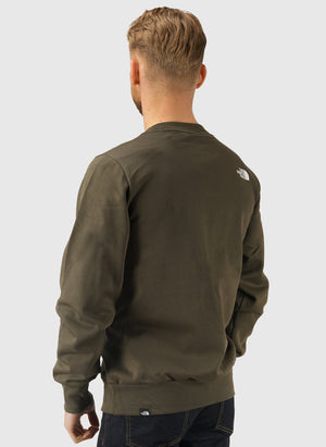 Simple Dome Crewneck Sweatshirt - New Taupe Green