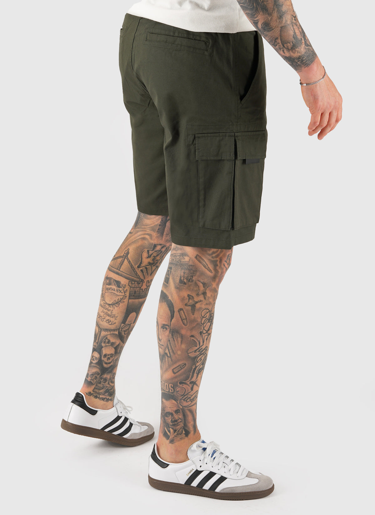 Mascia Cargo Short - Dark Green