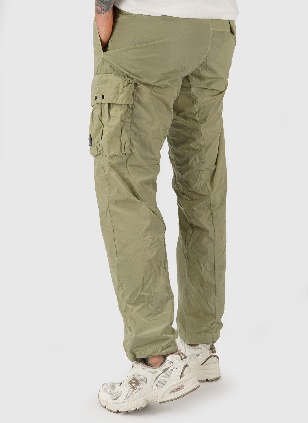 Chrome-R Cargo Lens Pants - Moss Gray