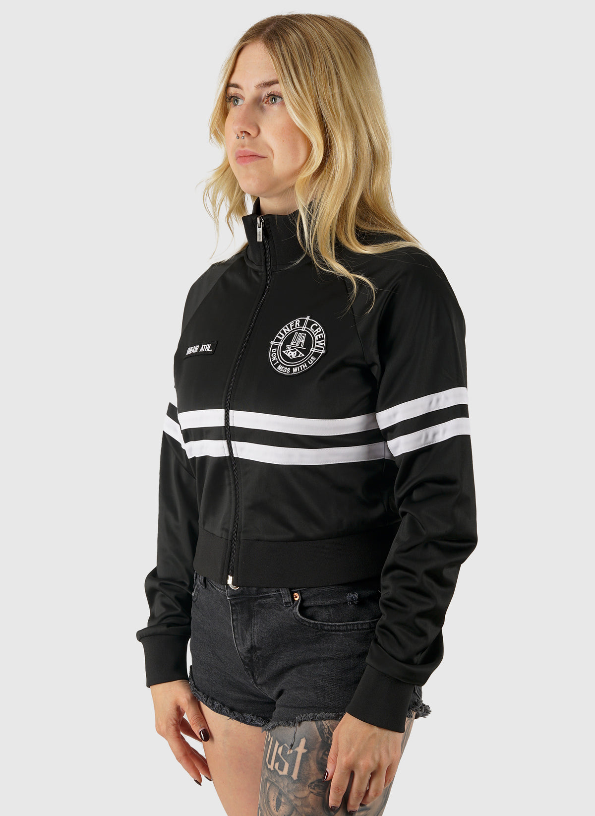 DMWU Women's Tracktop - Black