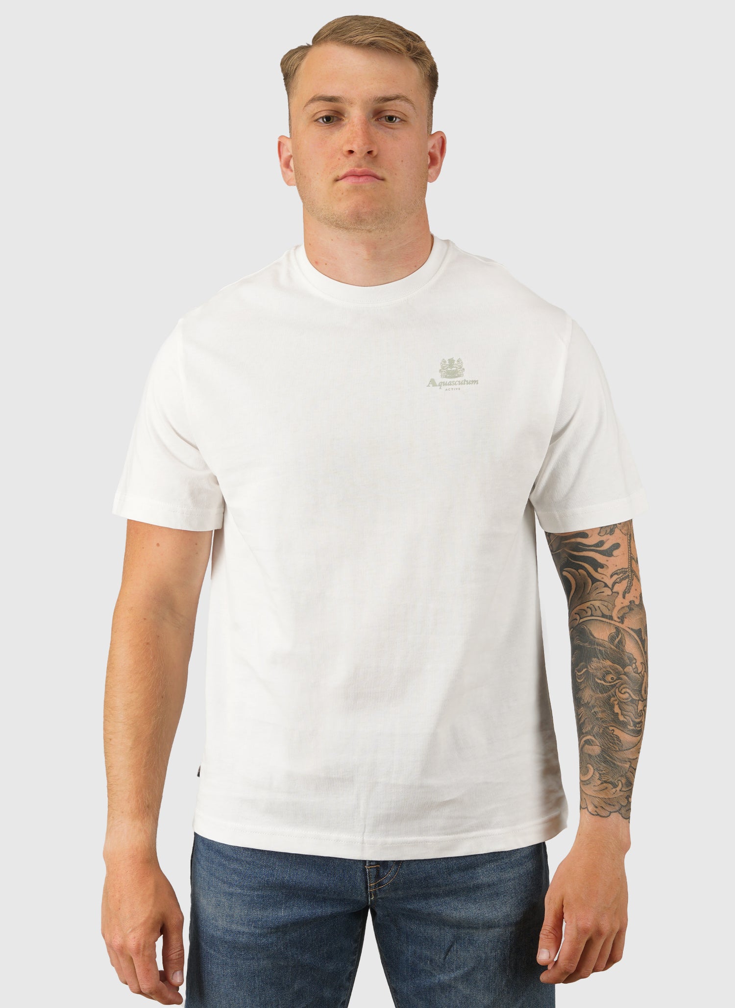 Small Logo T-Shirt - Old White