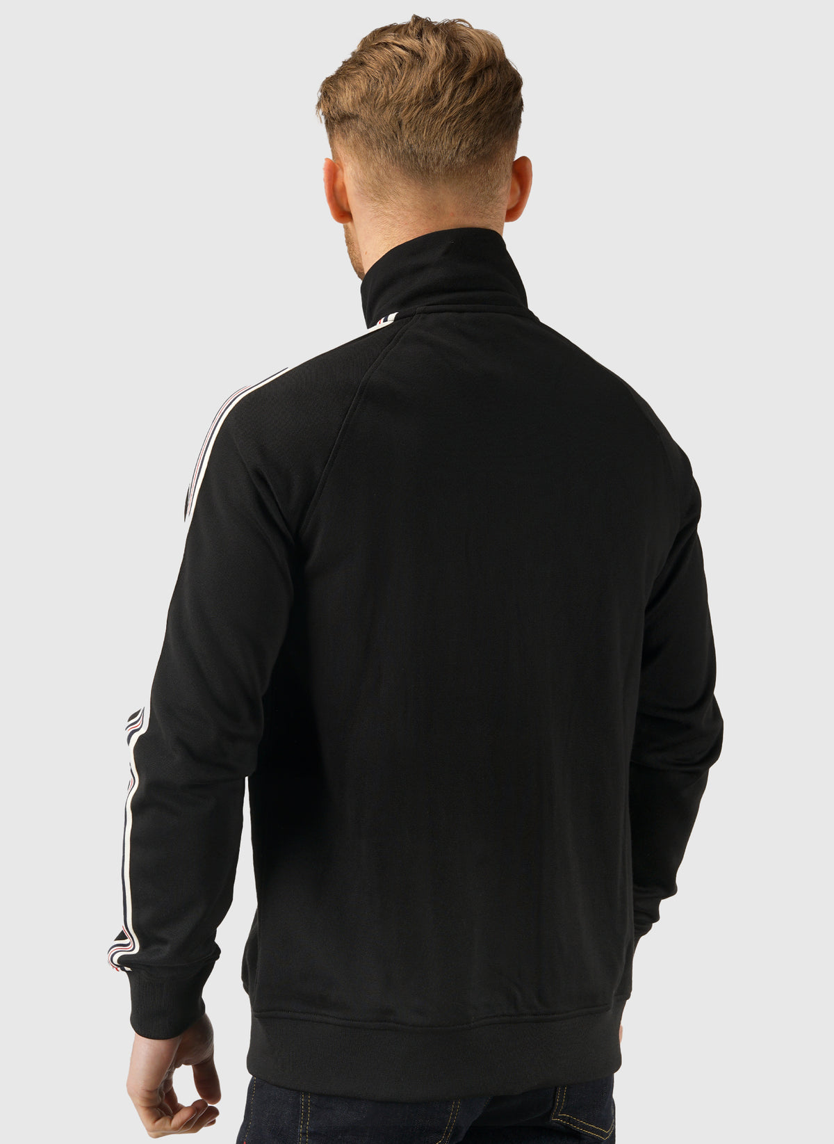 Biella Pique Trackjacket - Black