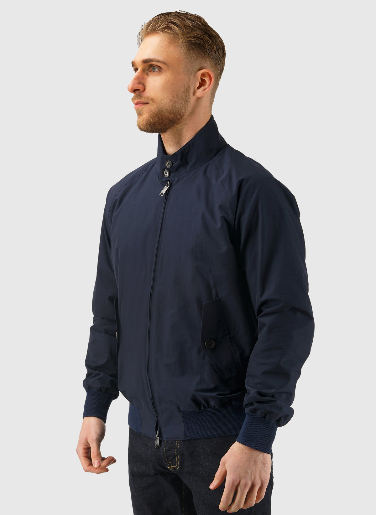 G9 Classic Harrington Jacket - Navy