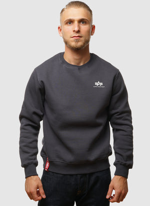 Basic Small Logo Sweatshirt - Navy