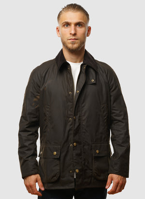 Ashby Waxed Jacket - Olive