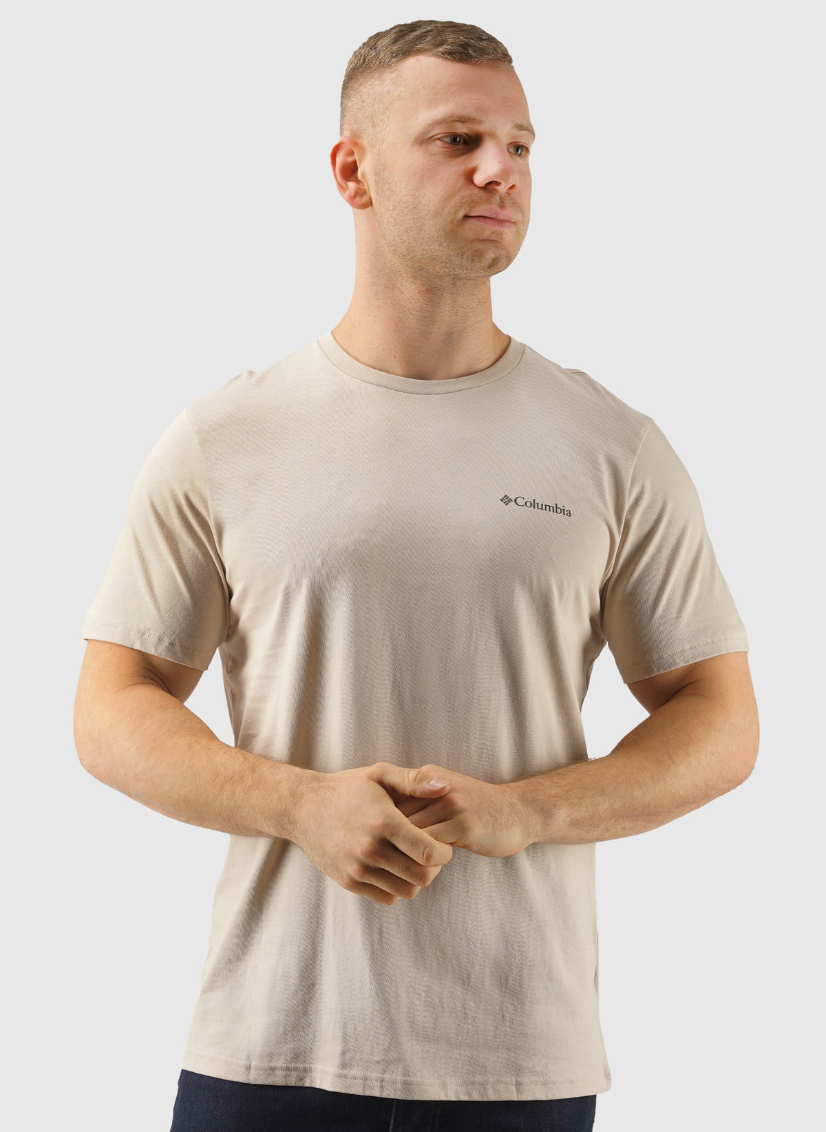 CSC Outdoor Back Graphic T-Shirt - Dark Stone Sco