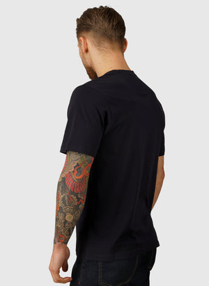 Logo Badge Jersey T-Shirt - Black