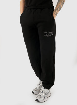 Classic Label Womens Sweatpants - Black