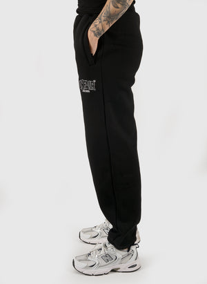 Classic Label Womens Sweatpants - Black