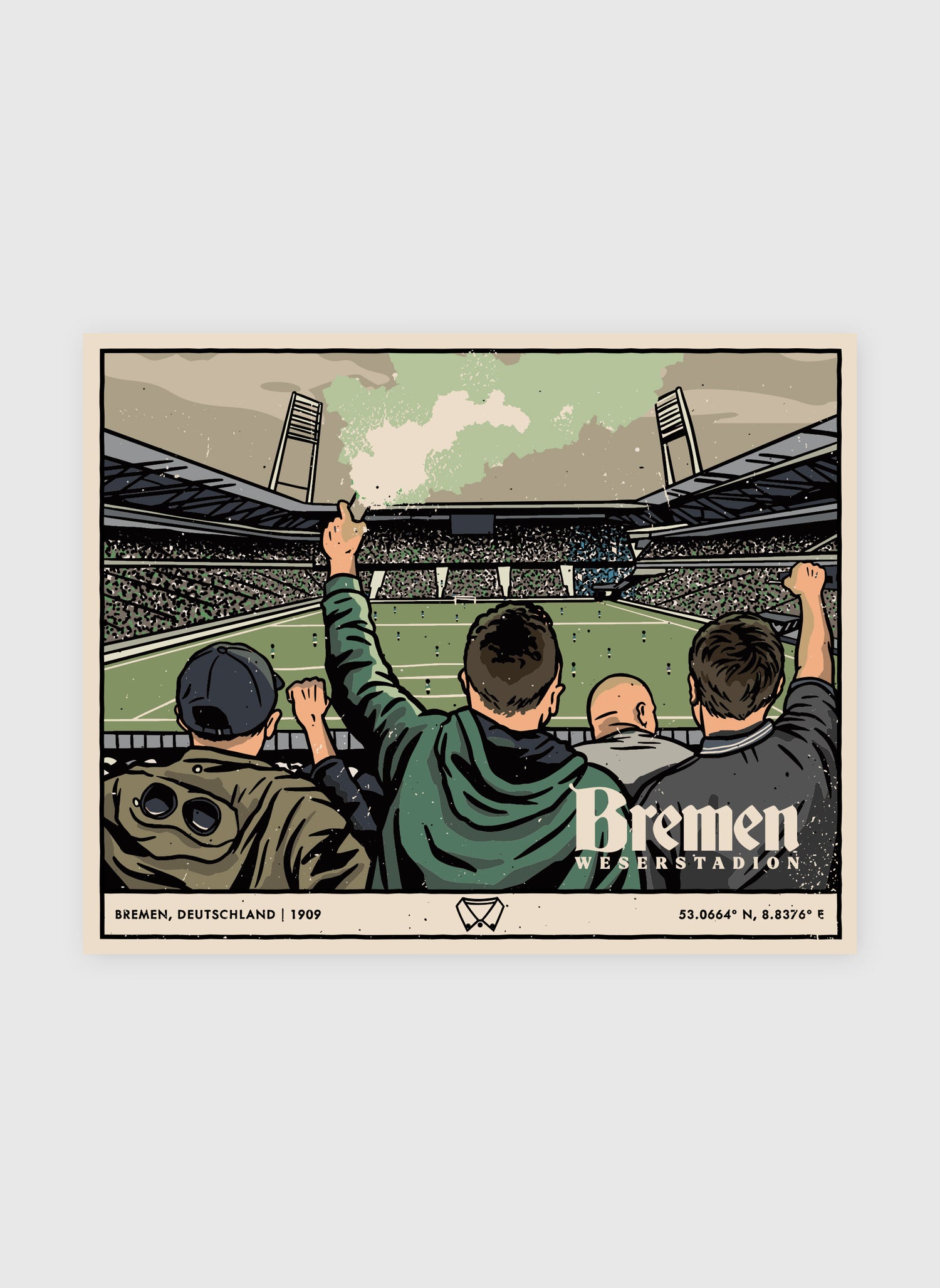 Poster - Bremen Weserstadion