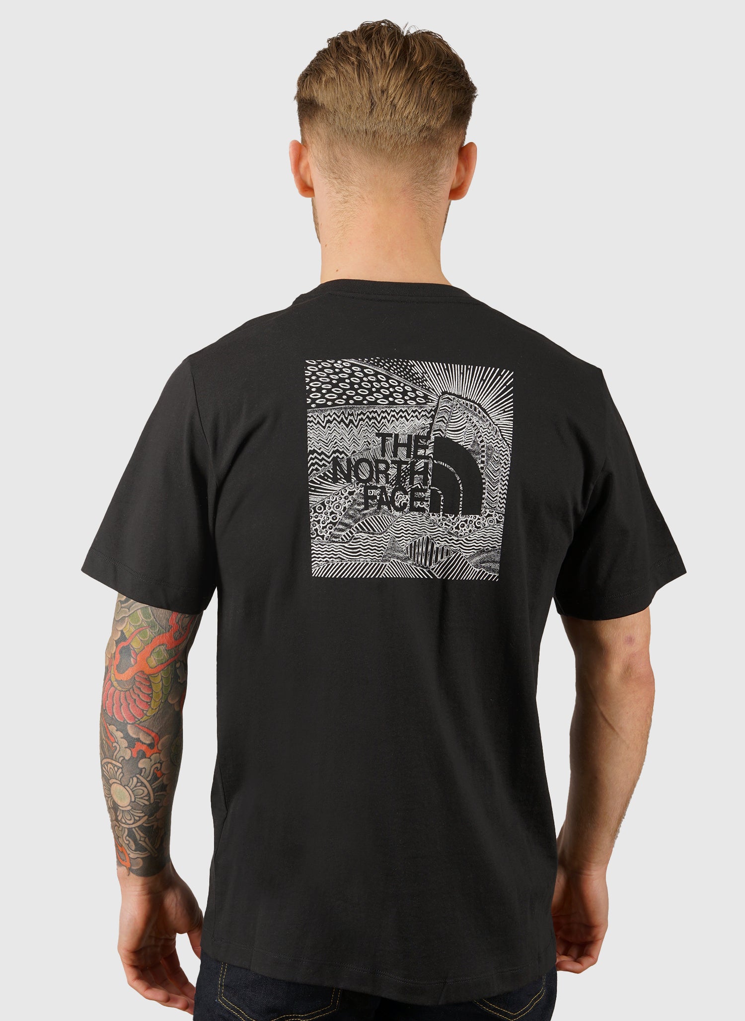 Box Celebration Regular  T-Shirt -TNF Black