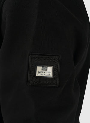 Kraviz 1/4 Zip Sweatshirt - Black