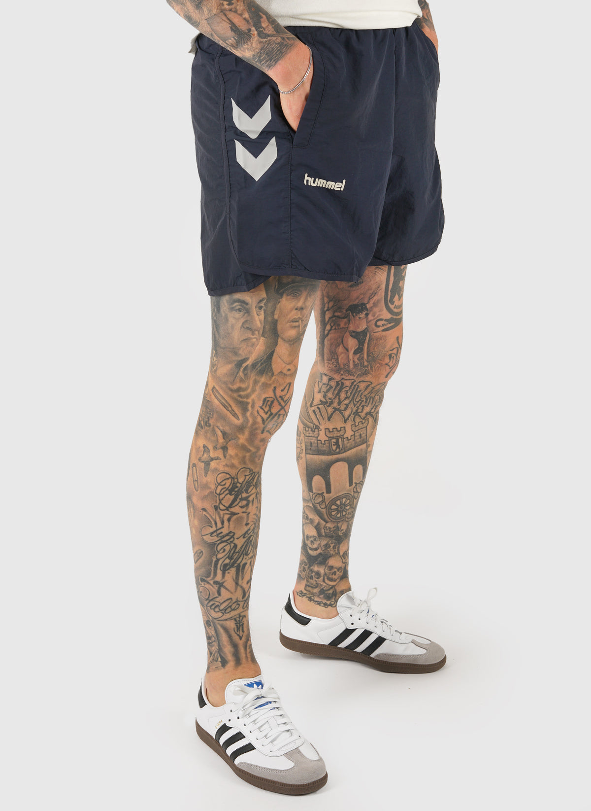 Hummel 26 Knit Trackshorts - Dark Sapphire