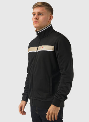 Sagano Trackjacket - Black/White Pepper