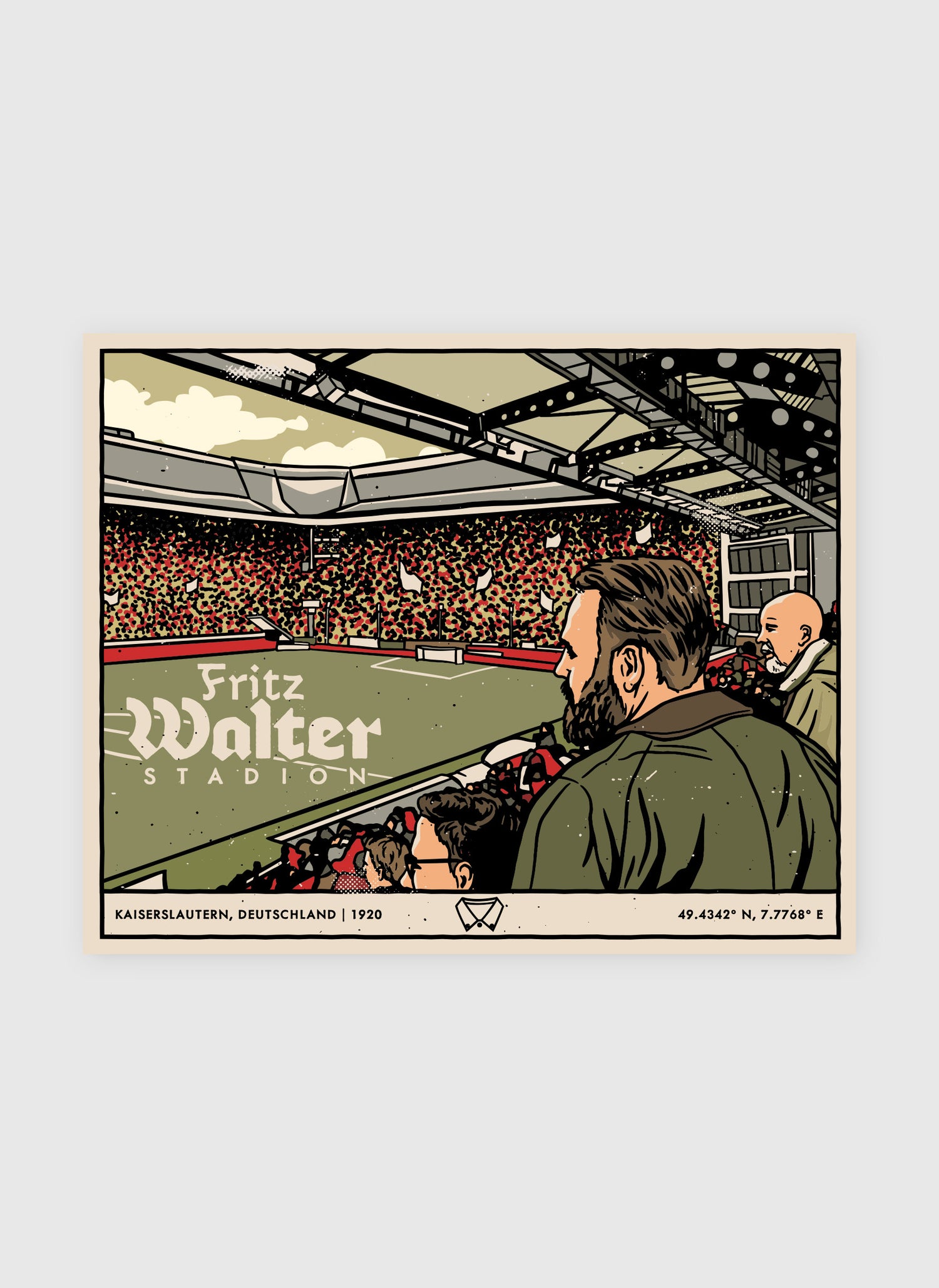 Poster - Kaiserslautern Fritz-Walter Stadion