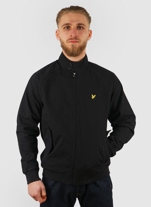 Cotton Harrington Jacket - Jet Black