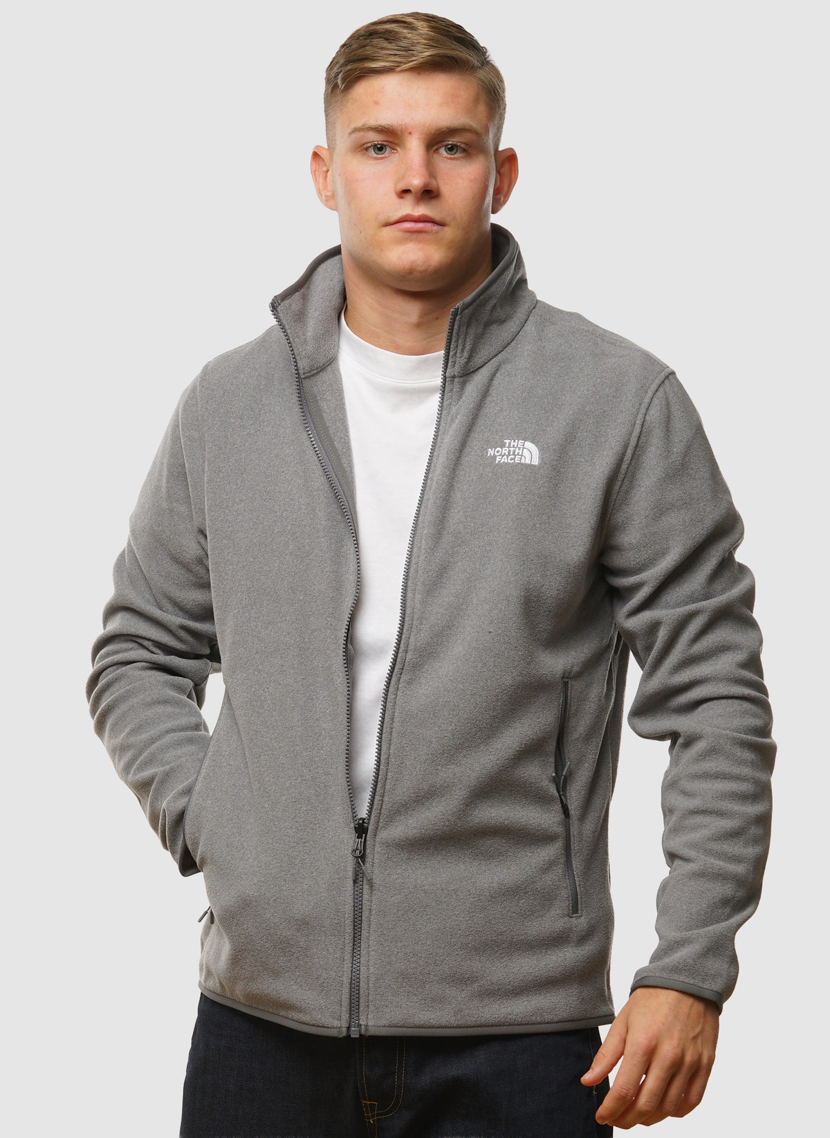 Glacier Fleece Jacket - Mid Grey Heather