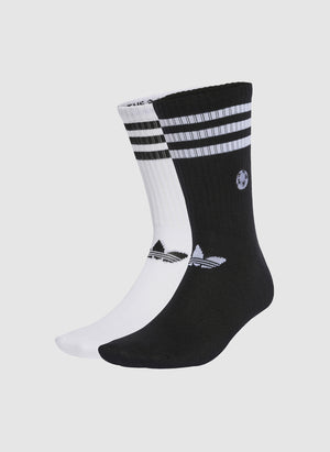 Two Pack Football Socks - White/Black