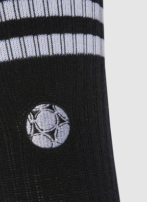 Two Pack Football Socks - White/Black