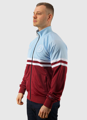 DMWU Tracktop - Burgundy/Skyblue