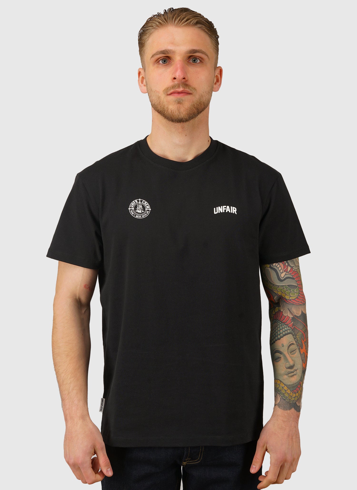 Two Side Logo T-Shirt - Black