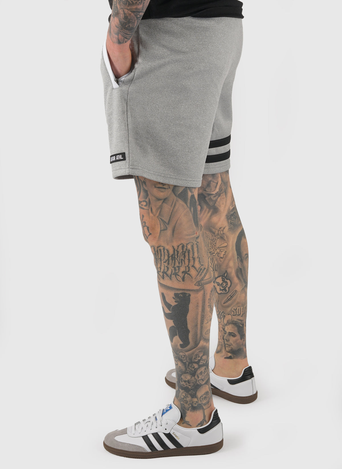 DMWU Athletics Shorts - Grey/Black