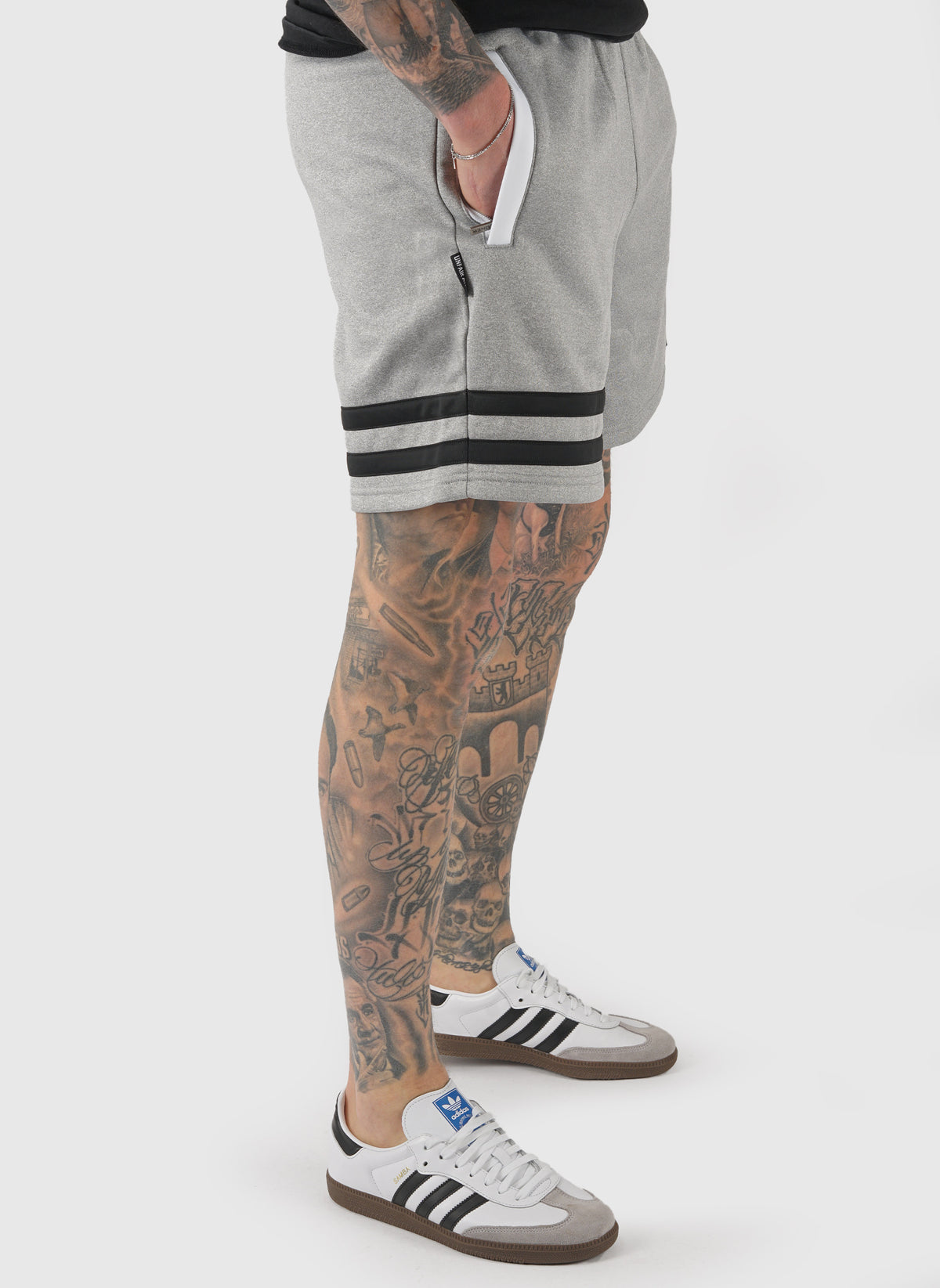 DMWU Athletics Shorts - Grey/Black