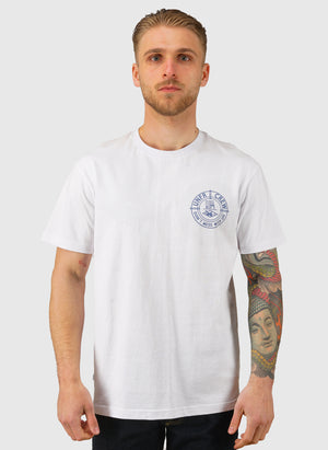 DMWU BP T-Shirt - White/Moonlight Blue