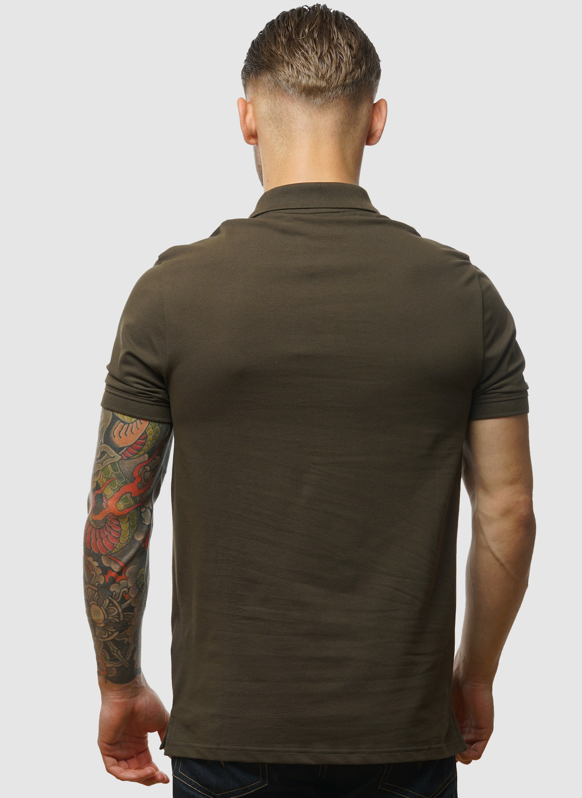 Plain Poloshirt - Olive
