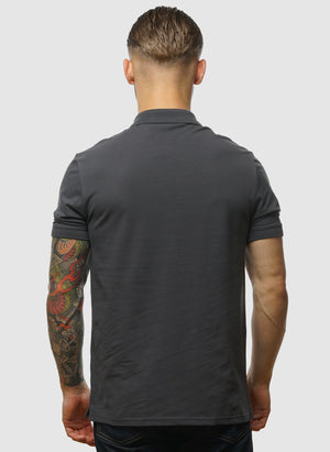 Plain Polo Shirt - Gunmetal