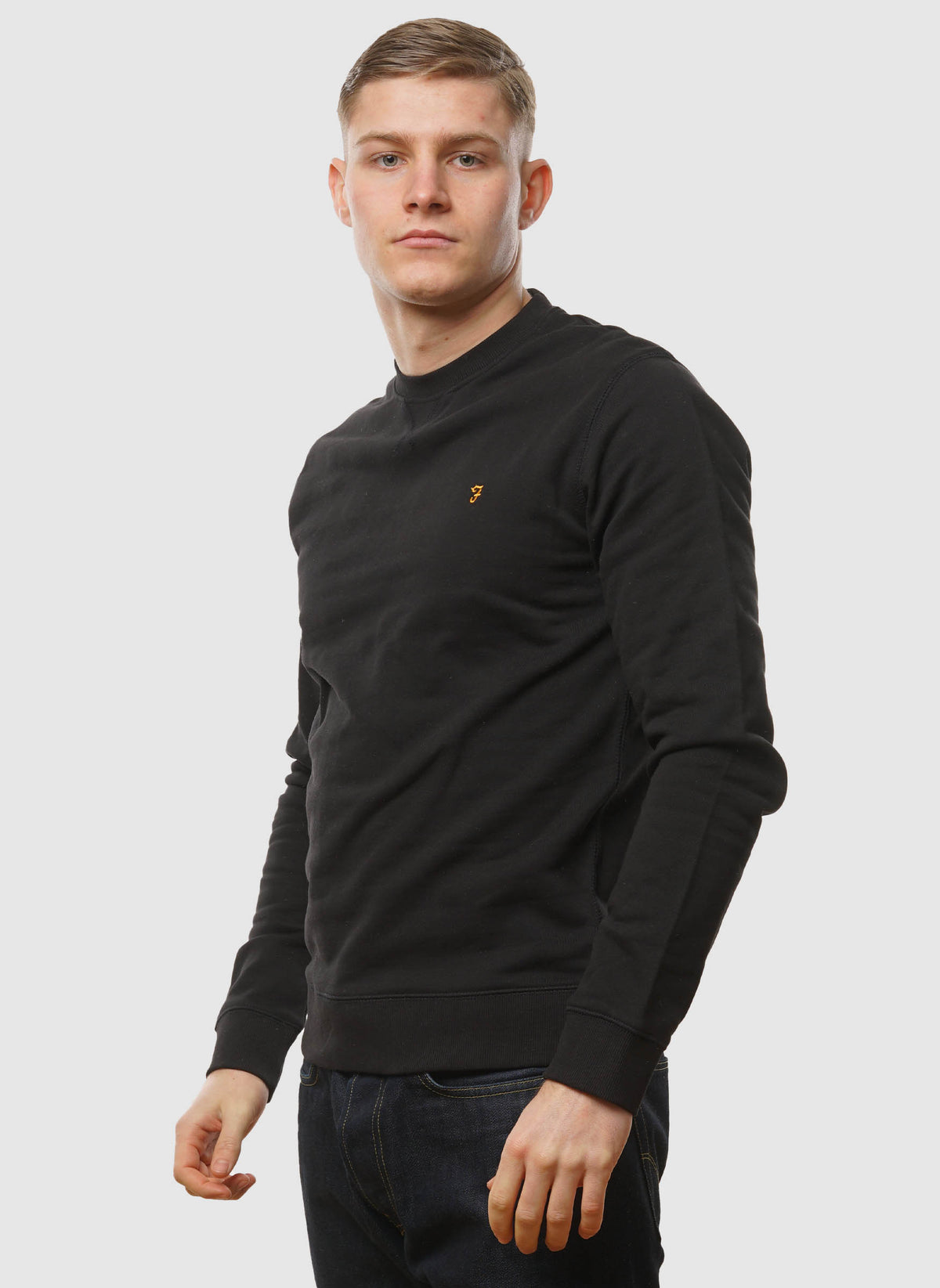 Tim New Crew Neck Sweatshirt - Black