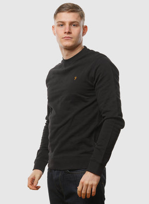 Tim New Crew Neck Sweatshirt - Black