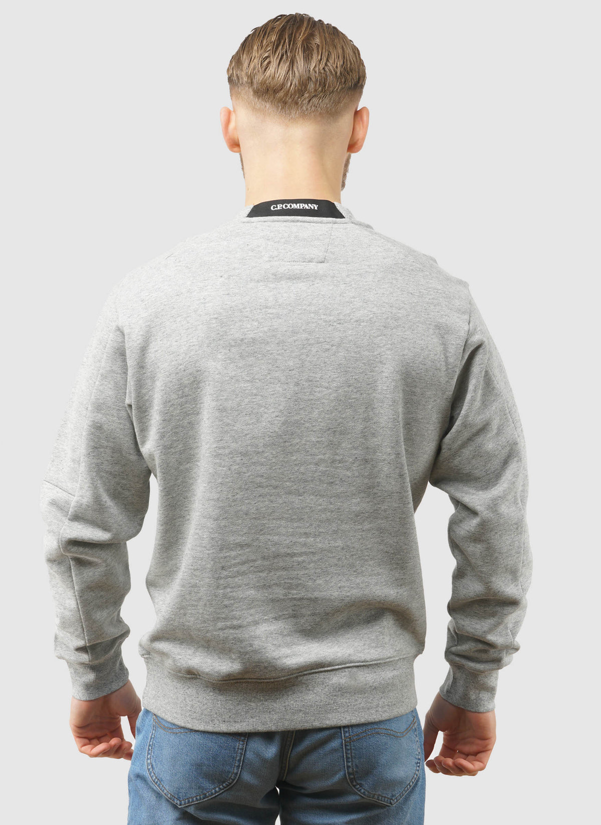 Lens Crew Neck Sweatshirt - Greystone Melange