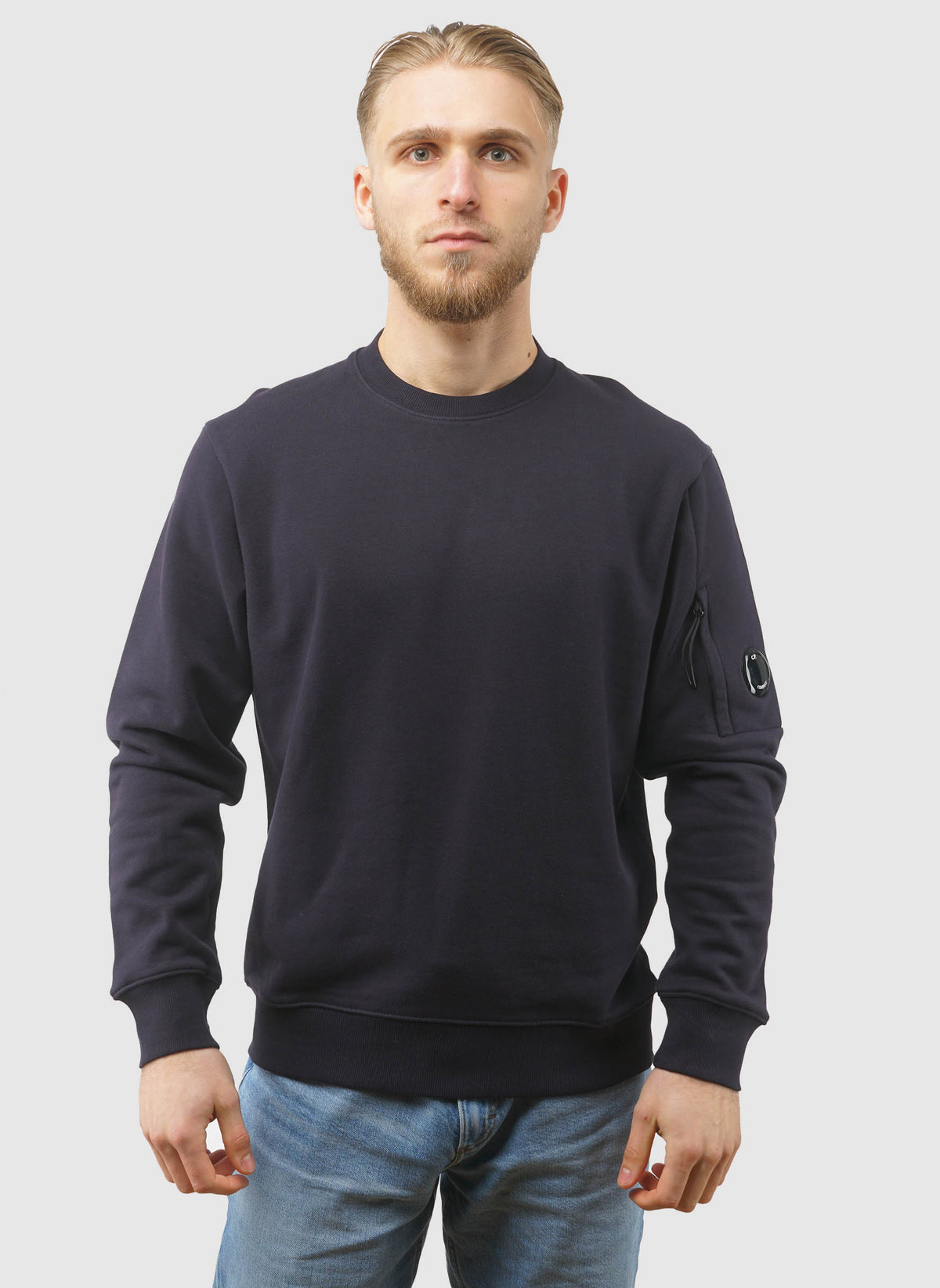 Lens Crew Neck Sweatshirt - Total Eclipse