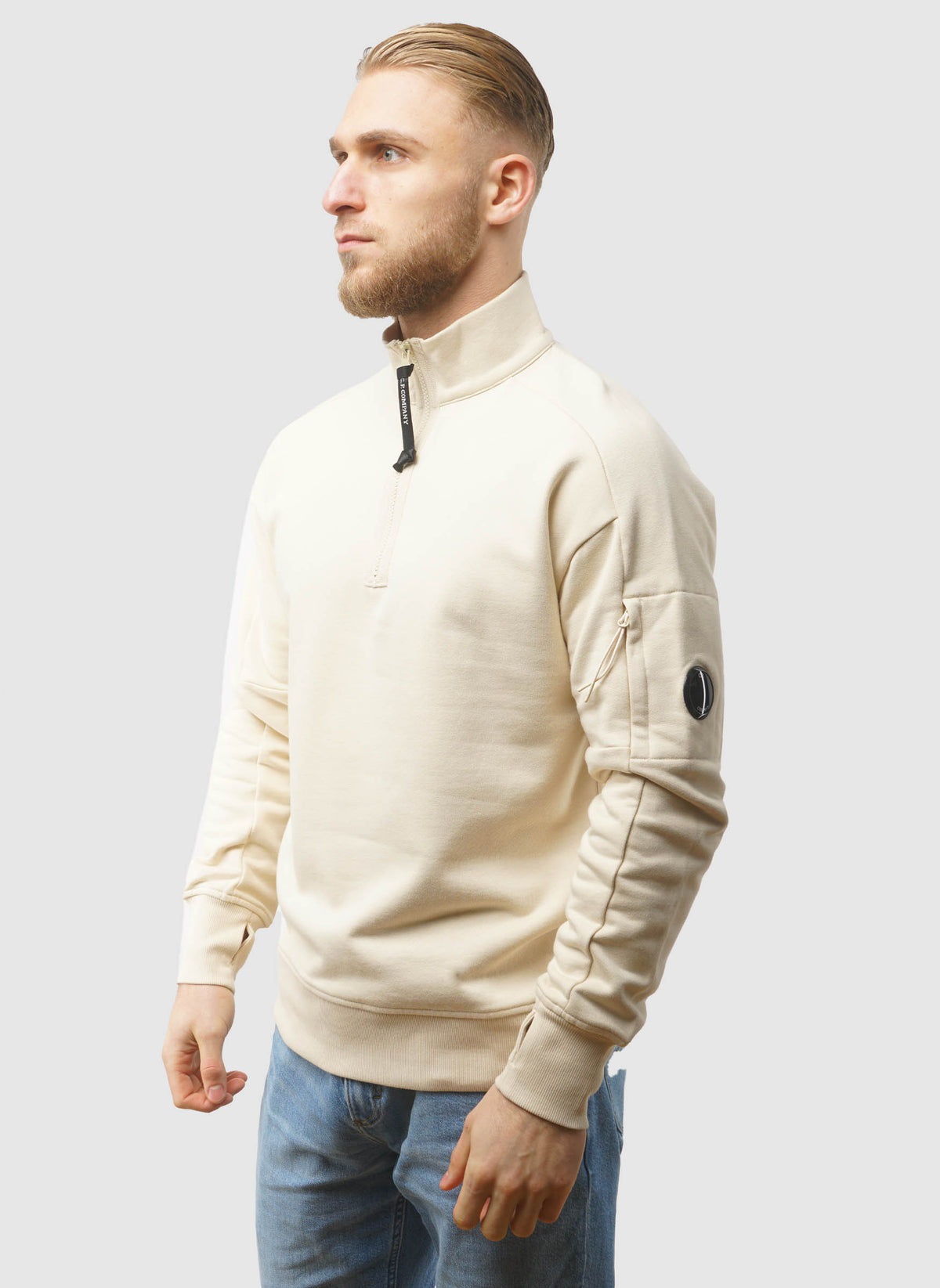 Half-Zip Fleece Lens Sweatshit - Frozen Dew